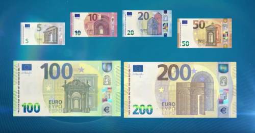 Ecco le nuove banconote da 100 e 200 euro