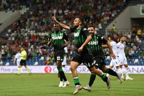 Sassuolo-Empoli, magia Di Francesco: segna il gol di tacco