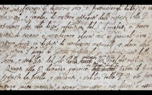 Galileo, trovato a Londra l’originale della sua lettera “eretica”