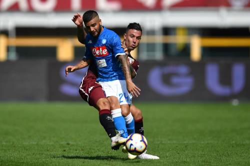 Il Napoli serve il tris al Torino: 1-3 con doppietta di Insigne e gol di Verdi