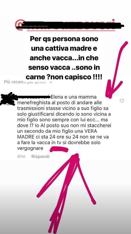 Attacchi vergognosi del web contro la Santarelli: "Sei una vacca. Non stai con tuo figlio"