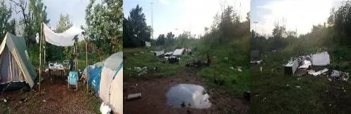 I rom sfidano Salvini: "Rioccupiamo il parco di Centocelle"