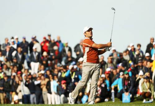 Golf, Ryder Cup: Molinari batte ancora Tiger Woods