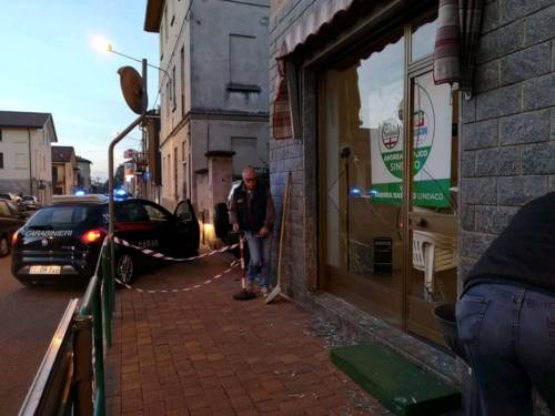 L'attacco alla sede della Lega di Cogliate