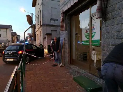L'attacco alla sede della Lega di Cogliate