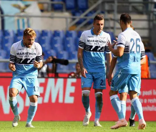Immobile sfata il tabù viola, la Lazio respira