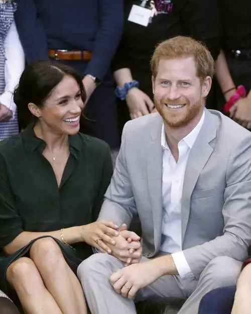 Meghan Markle felice con il Principe Harry