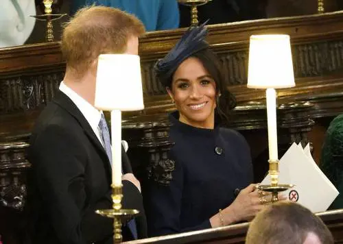 Meghan Markle alle nozze della Principessa Eugenia: foto