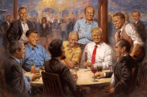 Trump e il quadro che celebra il suo ego