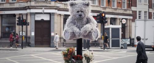 L'inquinamento a Londra si combatte con un orsetto high-tech