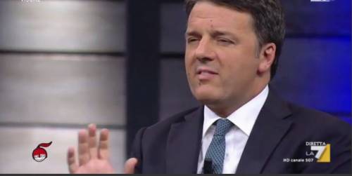 Renzi attacca il governo. Ma Floris lo gela così: "Ha titolo per parlare?"