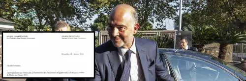 Manovra, ecco la lettera Ue: "Deviazione senza precedenti"
