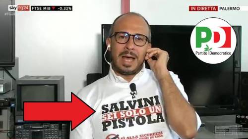 "Salvini sei solo un pistola": l'insulto in tv del senatore dem