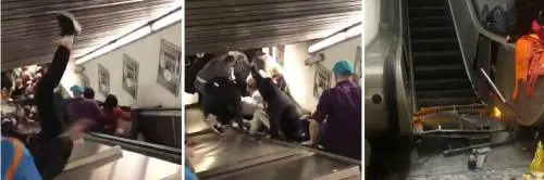 Roma, cede una scala mobile in metropolitana: diversi feriti