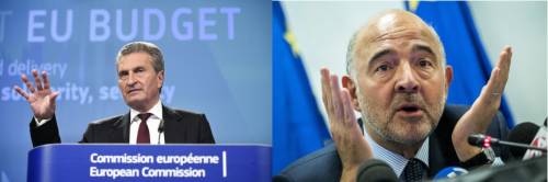 Denunciati Moscovici-Oettinger: "Hanno manipolato lo spread"