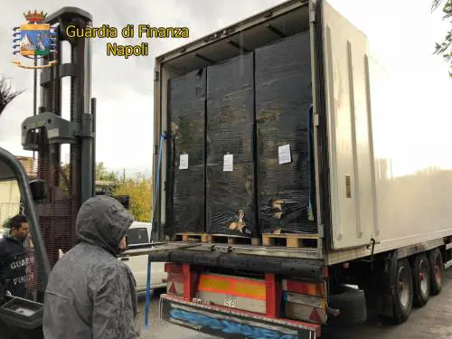 Sul tir nove tonnellate di "bionde", arrestato portoghese