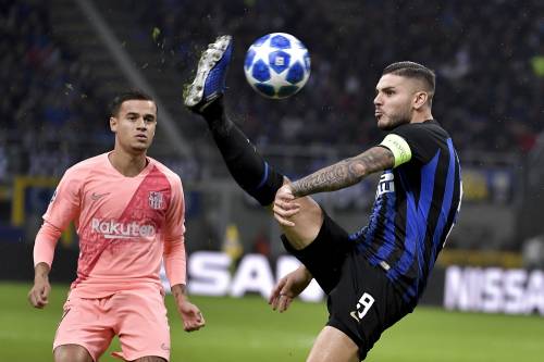 L'Inter riprende il Barcellona con Icardi: finisce 1-1 al Meazza