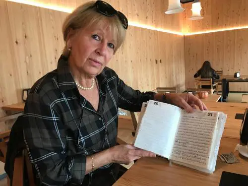 Loredana Cossetto, figlia di Giuseppe che ha scritto il diario nel 2016 prima di morire