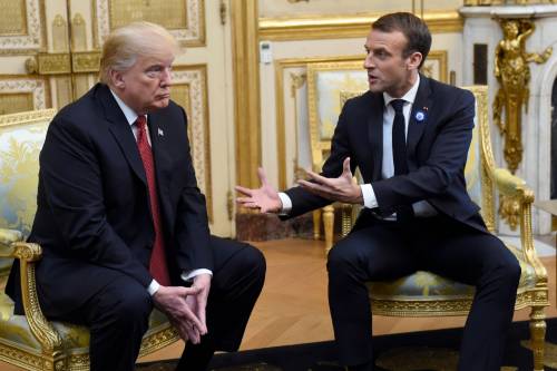 Macron e Trump ai ferri corti.  E per l’Italia è un'ottima notizia