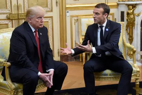 Macron e Trump ai ferri corti.  E per l’Italia è un'ottima notizia