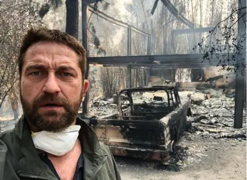 California, Gerard Butler davanti alla casa distrutta: "È straziante"