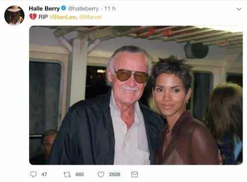 I vip salutano Stan Lee, foto