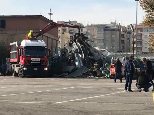 Roma, sgombero al Baobab