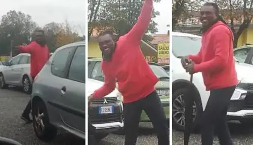 Deride, pesta e sputa agli agenti. Ma il clandestino è già libero