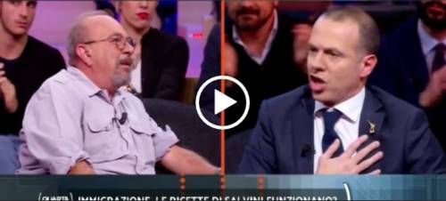 "Ma tu cosa ca... stai dicendo?".  Furia di Vauro contro il leghista