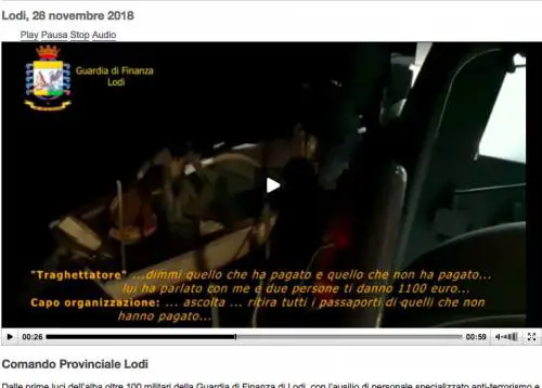 Operazione Passeur: smantellato traffico di immigrati verso la Francia