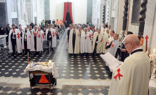 Nella chiesa sconsacrata di Ventimiglia i Templari festeggiano 900 anni dell'Ordine