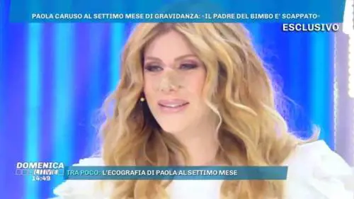 Domenica Live, malore in diretta per Paola Caruso