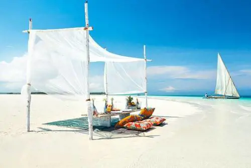 Mal d'Africa sull'isola delle spezie al largo della Tanzania