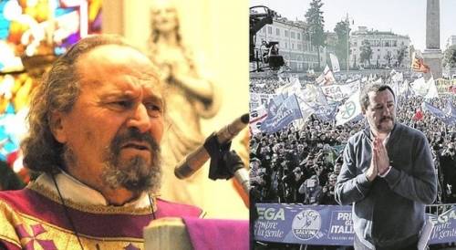 "Omelia in chiesa contro Salvini". E scoppia la polemica sul prete