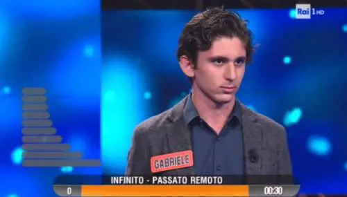 L'Eredità, la gaffe del liceale: "Il passato remoto di nuocere? Nocei"