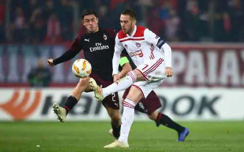 Europa League, debacle Milan: l'Olympiakos vince 3-1 e fa fuori i rossoneri