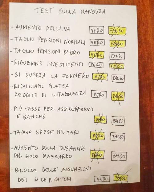 La nuova lista di Di Maio: dopo i "fatto", ecco il "vero o falso"