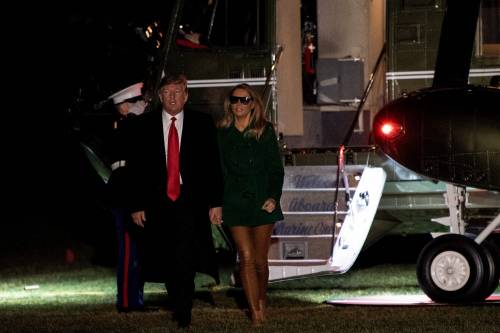 Melania e il look che inganna