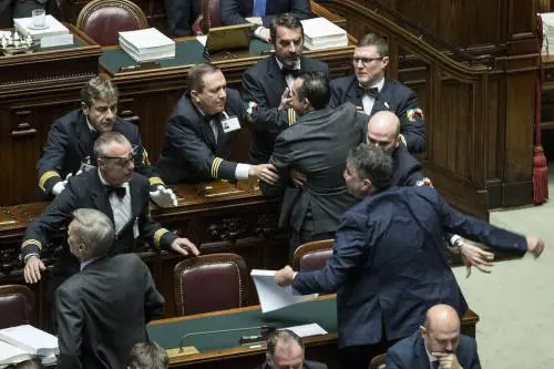Fiano dà in escandescenze in Aula