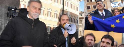 La protesta farsesca del Pd sulle note di "Bella Ciao"