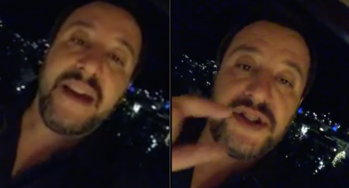 Salvini fa il suo discorso di Capodanno:  "Con noi l'Italia ritrova dignità"