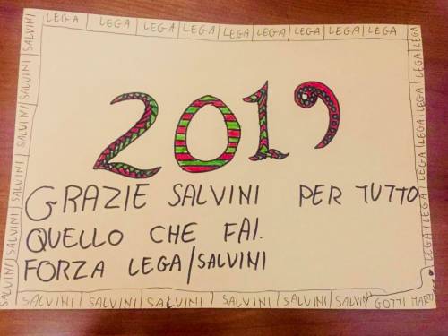 Il disegno della bambina ​che ha commosso Salvini: "Grazie di tutto..."
