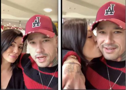 "Incredibile", poi il bacio. Nessuna crisi tra Nainggolan e Claudia