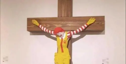 Gesù come McDonald: proteste in Israele per l'opera blasfema