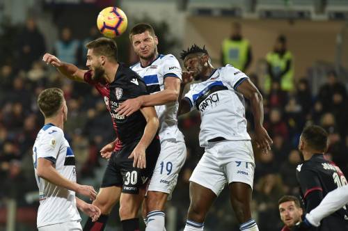 L'Atalanta stende il Cagliari nel finale: 0-2 siglato Zapata-Pasalic