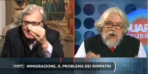 "È sul Corano", "Dici ca...". Scontro Meluzzi-Sgarbi
