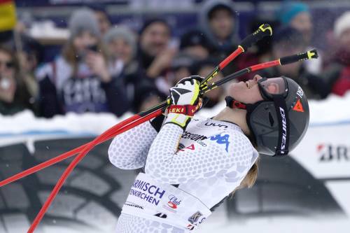 Sci, immensa Sofia Goggia: secondo posto nel Super-G di Garmisch
