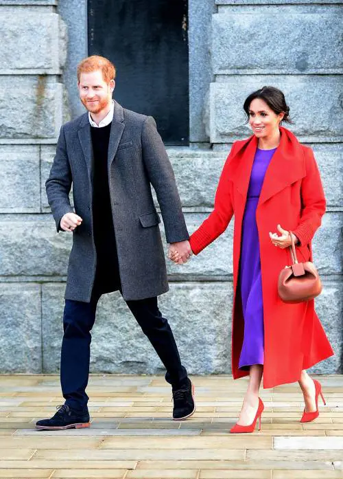 Meghan Markle raggiante col pancione: foto