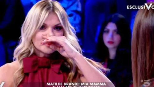 Matilde Brandi parla a Verissimo di sua madre malata di Alzheimer