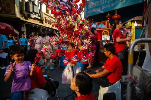 Capodanno lunare cinese, le foto dei festeggiamenti di Bangkok